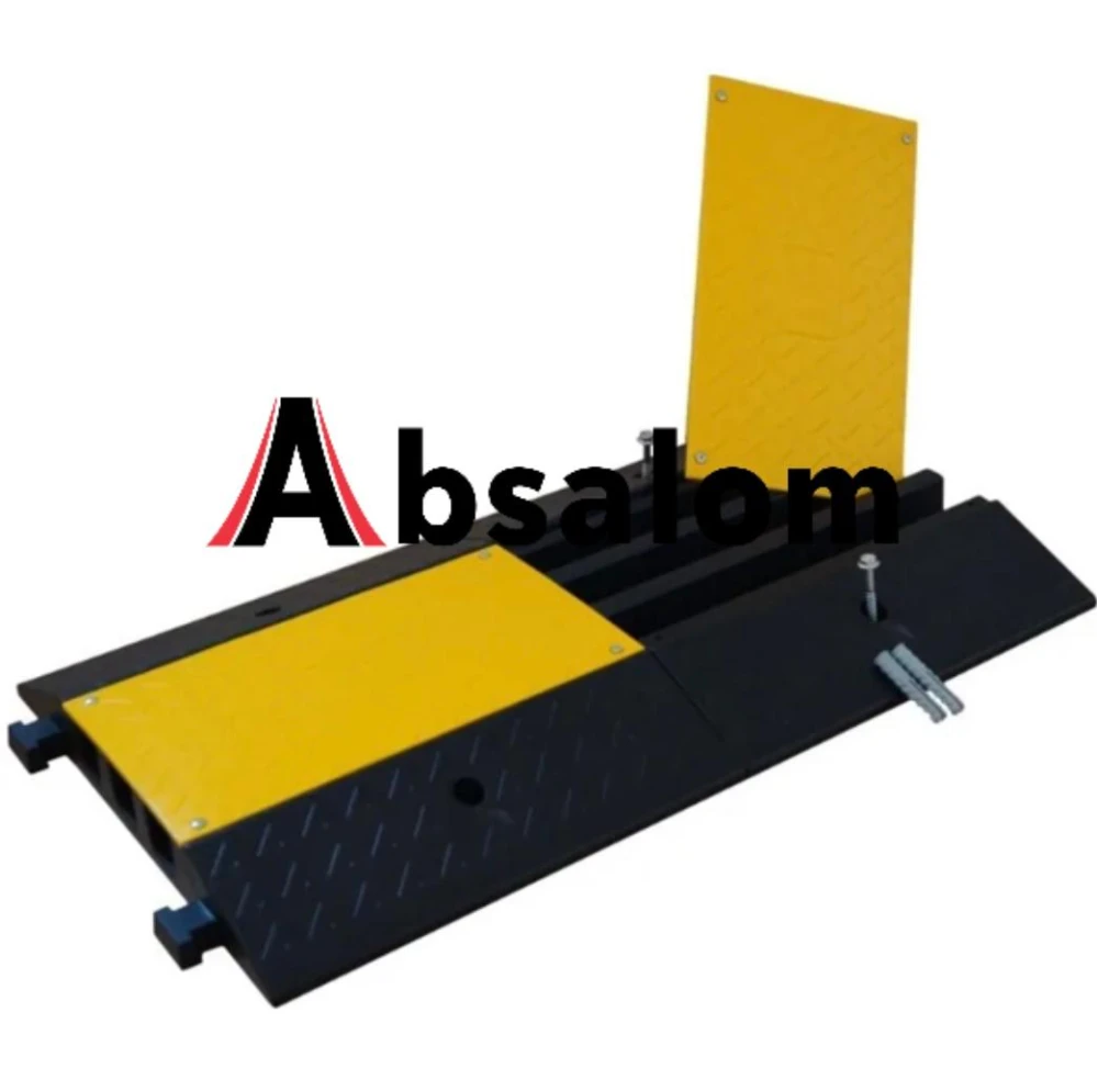 SET 2 buc. Protectii pentru cabluri, 3 canele Ø 5cm, trafic auto